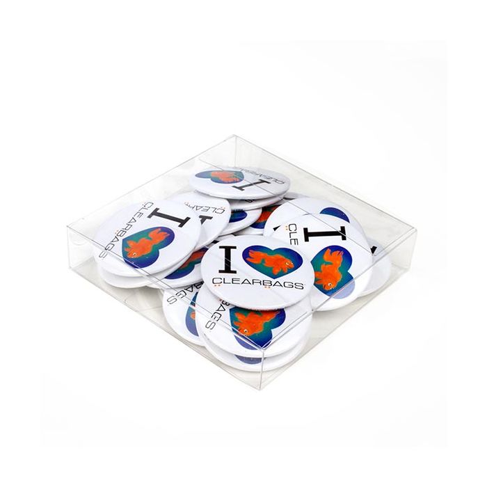 Plastiek Doosjes 12,7x12,7x2,5cm Kristalhelder (50 stuks) [VB306]