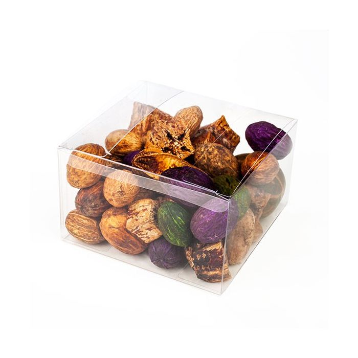 Plastiek Doosjes 12,7x12,7x7,6cm Kristalhelder (50 stuks) [VB307]