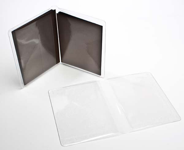 Vinyl mapjes "portemonnee stijl" 15,6x25,1cm (100 stuks) [VINA2]