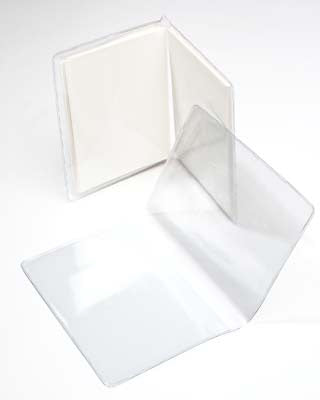Pochettes vinyles style porte-monnaie pour cartes et enveloppes #4 13.7 x 21.3cm   (100 pièces)   [VINB4]