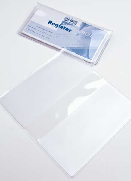 Vinyl presentatie map 15,9x17,1cm transparant (10 stuks) [VINCHK]