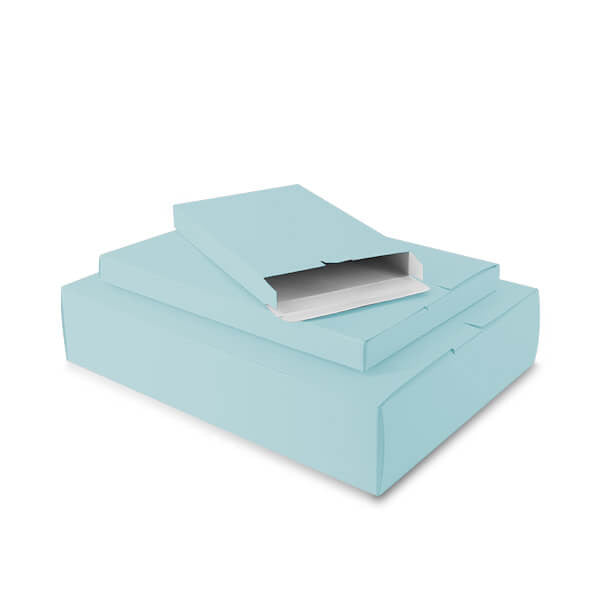 Carton pour Colis 16 x 25 x 2,9 cm Bleu clair (100 pcs) [FP-VPD010]