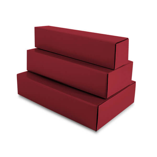 Coffret bouteille de vin 8 x 8 x 36 cm Bordeaux (100 pcs) [FP-VWL001]