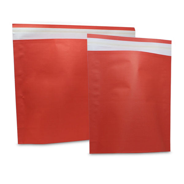 Papieren Verzendzakken 48x37+8cm Rood (250 st.) [FP-VZP006]