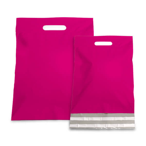 Plastic Mailing Bags 45x56+7cm Fuchsia (250 pcs)