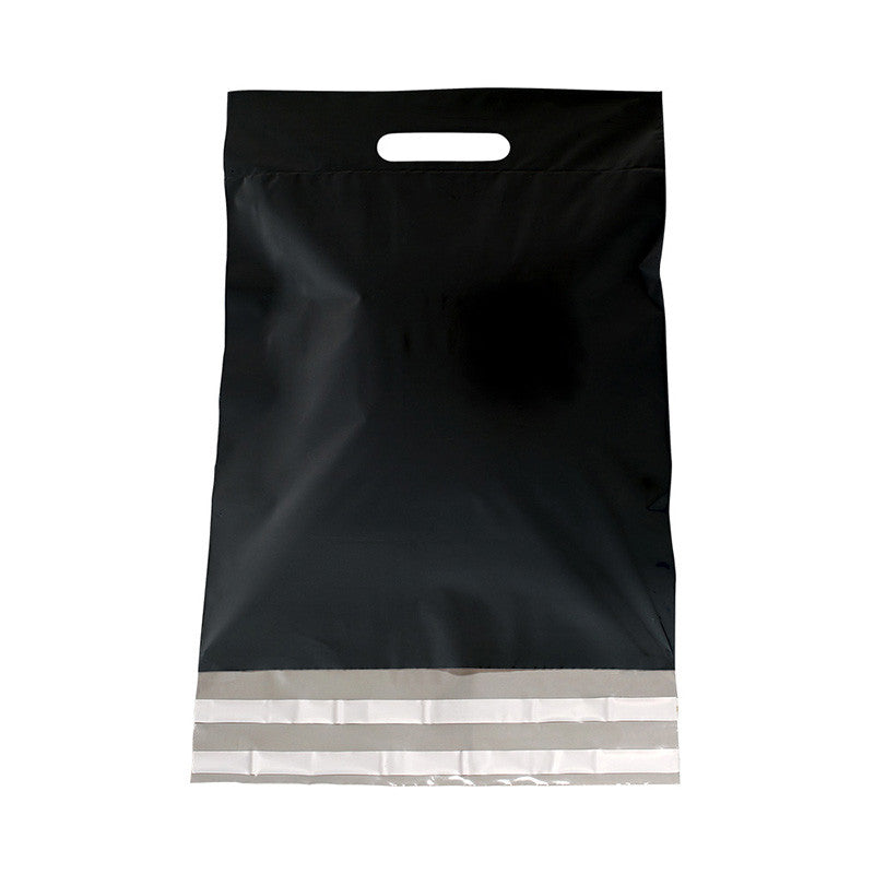 Enveloppe plastique 30 x 40 + 7 cm noir (250 pcs) [FP-VZQ032]