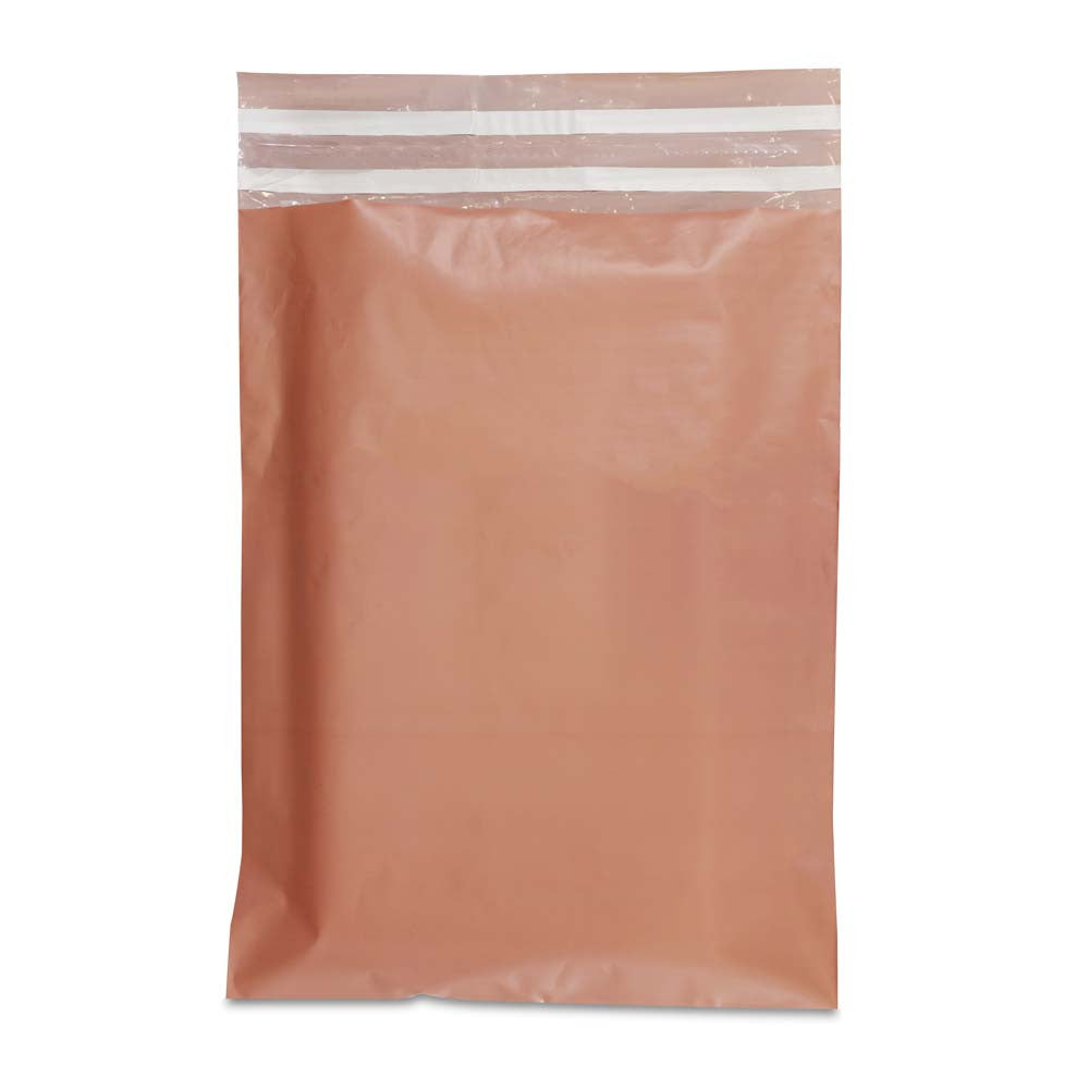 Plastiek Verzendzakken 35x45+8cm Oud roze (250 st.) [FP-VZQ056]