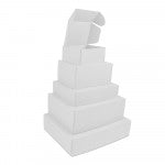 Carton pour Colis 39 x 30 x 14 cm blanc (50 pcs) [FP-VPD101]