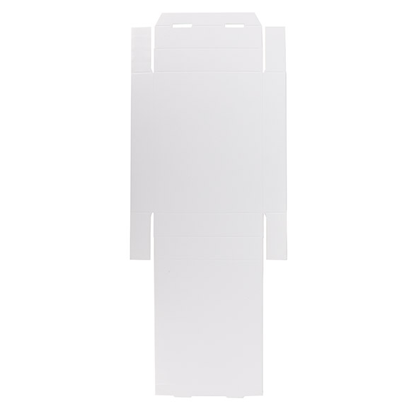 Petite boite en carton blanche 11.4 x 2.5 x 15.2cm (25 pièces) [wh17]