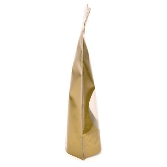 Stazakken Goud met ovaal Venster 21x9x29cm | 510 gram (100 stuks) [ZBGO5G]