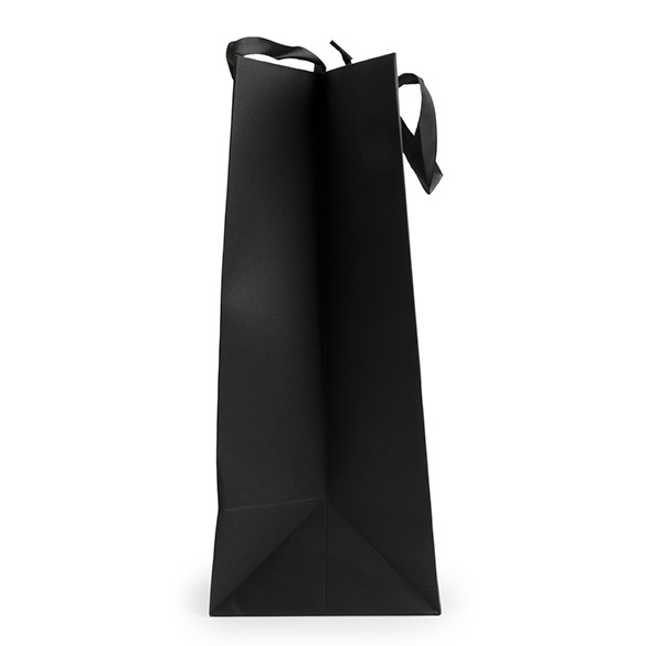 Sacs cadeaux noir avec fenêtre 24,9x15,2x35,1 cm (10 pcs) [GMBW3B]
