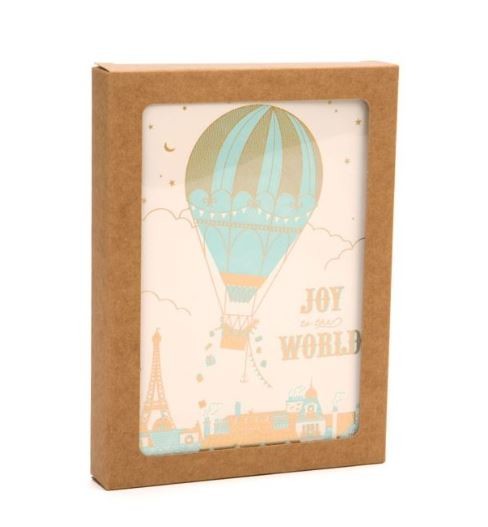 Boite en papier kraft à fenêtre avec feuille PET insérée 12.5x2.2x16.8 cm (25 Pièces) [WKRG267]