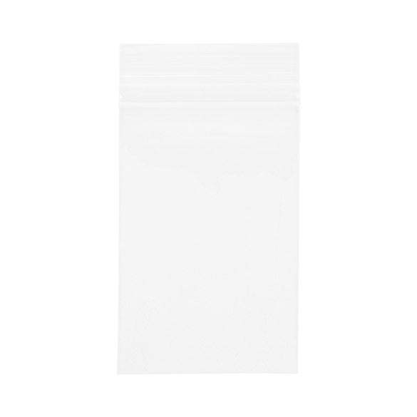 Sachet zip à transparence cristalline 75 microns 5,1x7,6cm (100 pièces) [Z3C23]