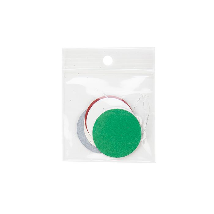 Grip Seal Bags with Hang hole 5x5cm Crystal Clear PP 75 micron