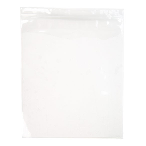 Sachet zip à transparence cristalline 100 microns 25,4x30,5cm (100 pièces) [Z4C1012]