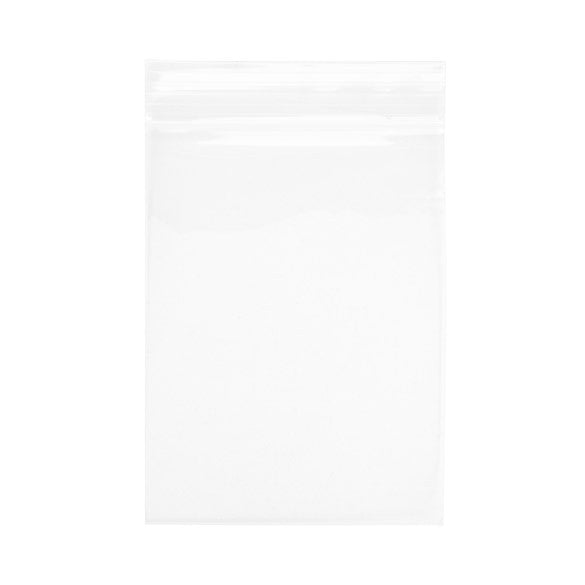 Sachet zip à transparence cristalline 100 microns 7,6x10,2cm (100 pièces) [Z4C34]