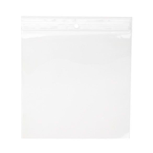 Gripzakken met Ophanggat 15x15cm Kristalhelder PP 100 Micron (100 stuks) [Z4R66]