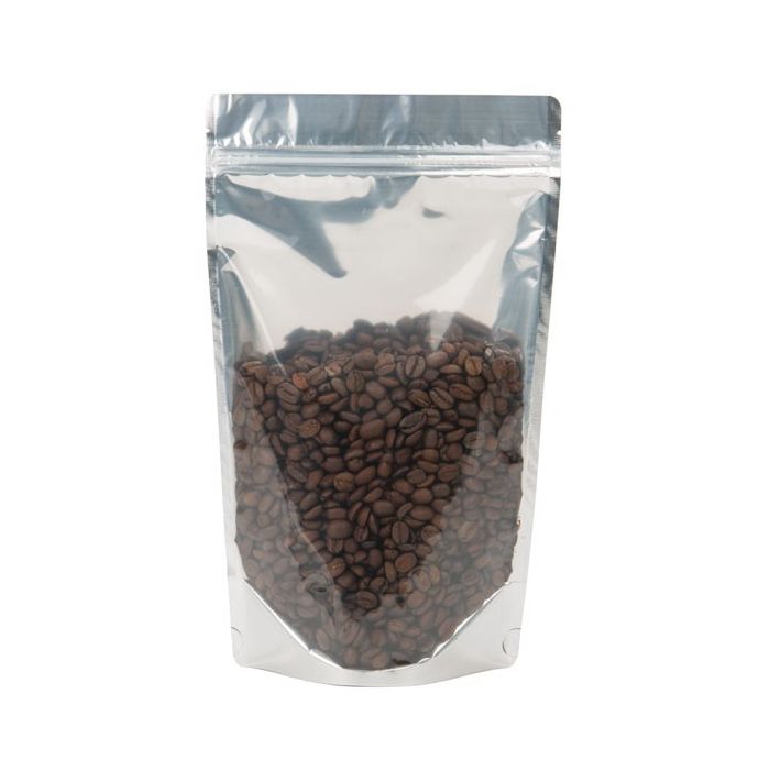 Doypack avec dos Noir 10.2x6x15.2cm | 57g (100 pièces) [ZBGB2]