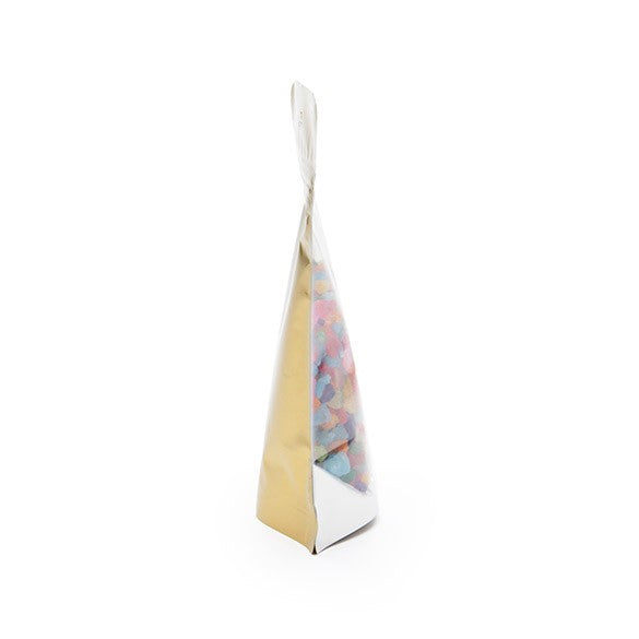 Doypack avec le dos doré 9.5x5.7x15.7cm | 57g (100 pièces) [ZBGG35]