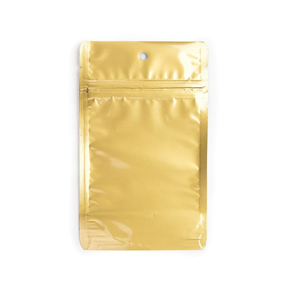 Doypack avec le dos doré 9.5x5.7x15.7cm | 57g (100 pièces) [ZBGG35]