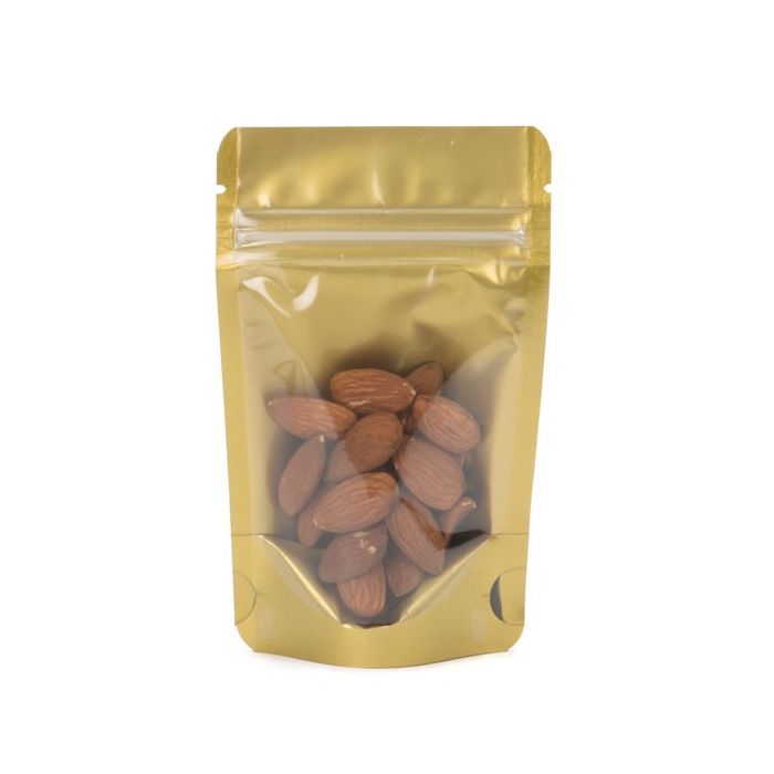 Doypack avec dos Or 12x7.5x18.5cm | 114g (100 pièces) [ZBGGC46]