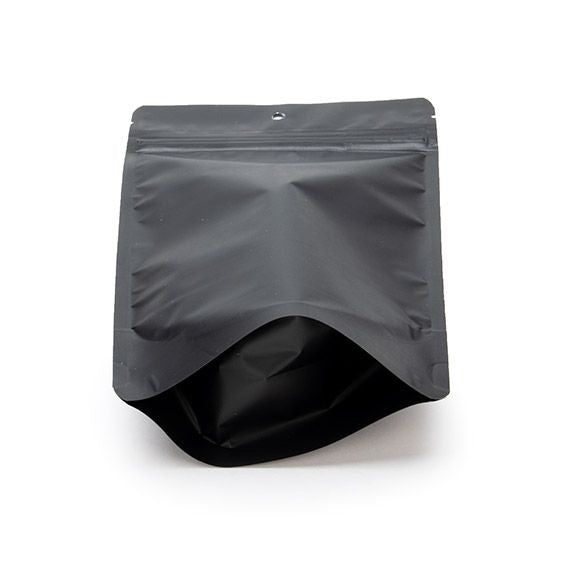 Stazakken Mat Zwart 13x7x20,5cm | 113 gram met rond ophanggat (100 stuks) [ZBGM3MBH]