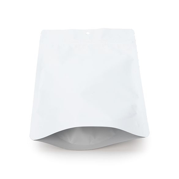 Doypack Blanc mat 15x9x23.2cm | 312g Trou Suspension Rond (100 pièces) [ZBGM7MWH]