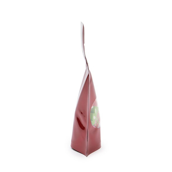 Stazakken Rood met ovaal Venster 8x5x13cm | 28 gram (100 stuks) [ZBGO1R]