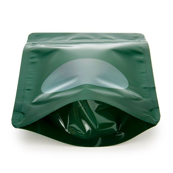 Stazakken Groen met ovaal Venster 10x6x15cm | 57 gram (100 stuks) [ZBGO2HG]