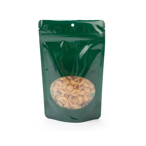 Stazakken Groen met ovaal Venster 13x7x20,5cm | 113 gram (100 stuks) [ZBGO3HG]