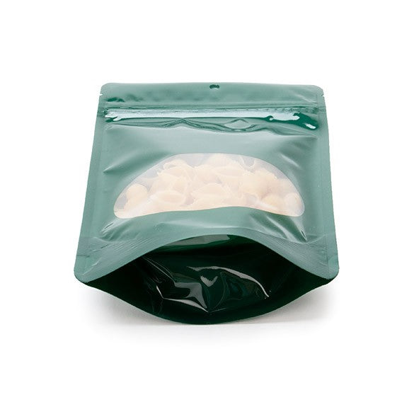 Stazakken Groen met ovaal Venster 13x7x20,5cm | 113 gram (100 stuks) [ZBGO3HG]