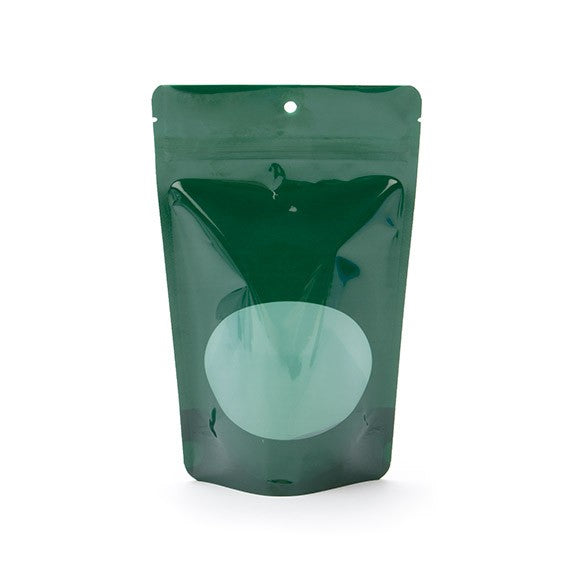 Stazakken Groen met ovaal Venster 13x7x20,5cm | 113 gram (100 stuks) [ZBGO3HG]