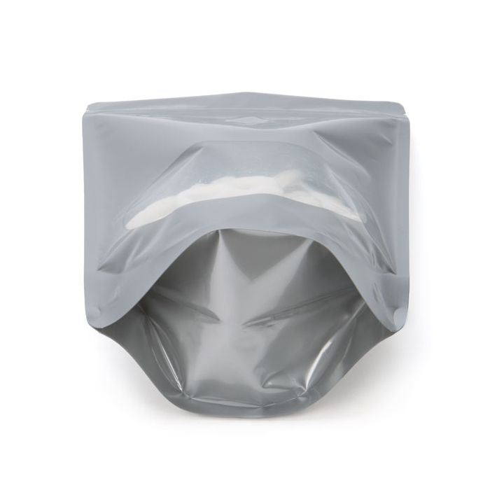 Stazakken Zilver met ovaal Venster 15x9x23,2cm | 312 gram (100 stuks) [ZBGO7S]