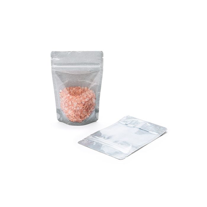 Stazakken Rijstpapier Transparant/Zwart 10,2x6x15,2cm | 57 gram (100 stuks) [ZBGR2BC]