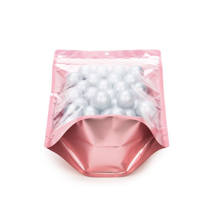 Doypack Transparent/or rosé 17.1x8.9x28.6cm | 340g (100 pièces) [ZBGRG4]