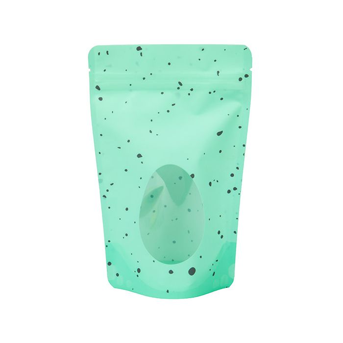 Stand Up Pouches Mint Green Speckled Egg 13x7,9x20,6 cm