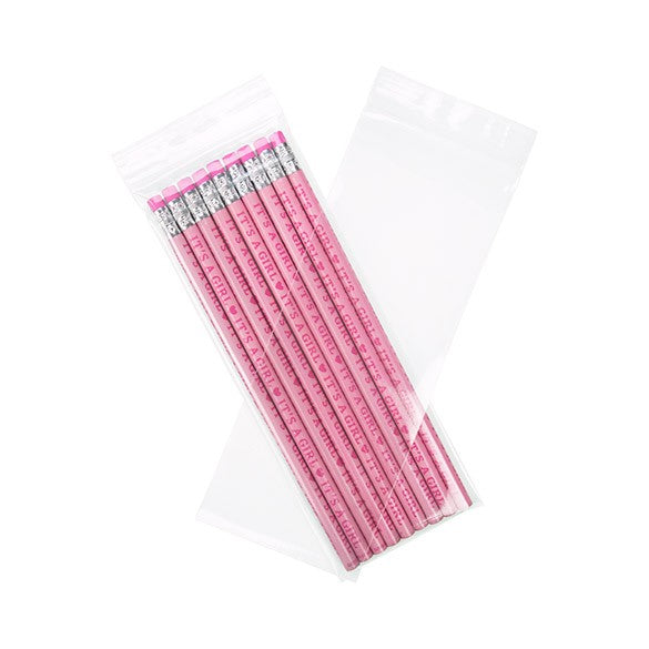 Sachet zip à transparence cristalline 7,6x20,3cm (100 pièces) [ZC38]