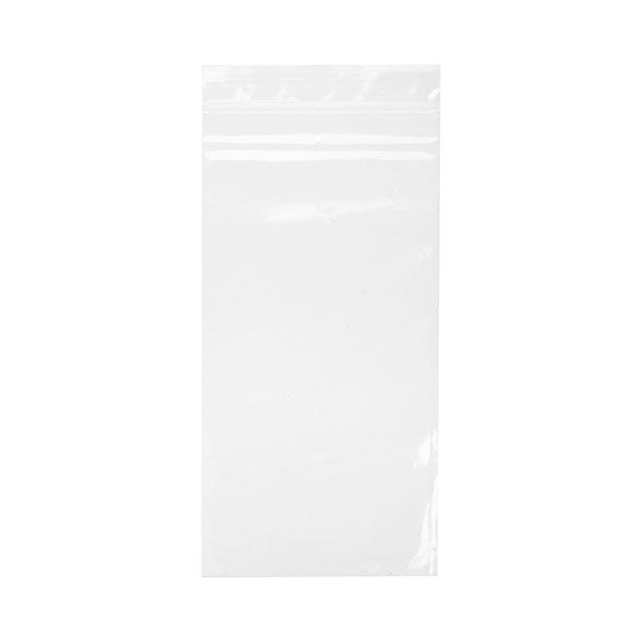 Sachet zip à transparence cristalline avec trou d'aération 10,2x20,3cm (100 pièces) [ZC48V]