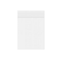 Sachet zip transparent en PE-BD 11x11cm 50 microns (100 pièces) [2PE0101]