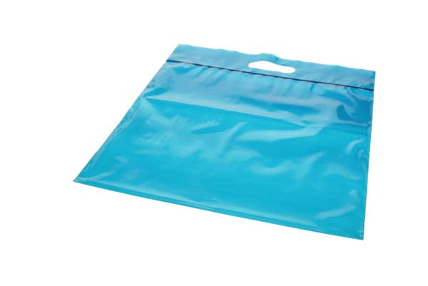 Sachet bleu à zip avec poignée s 22,9x8,2x18,4cm (100 Pièces) [ZH13BL5] LIQUIDATION