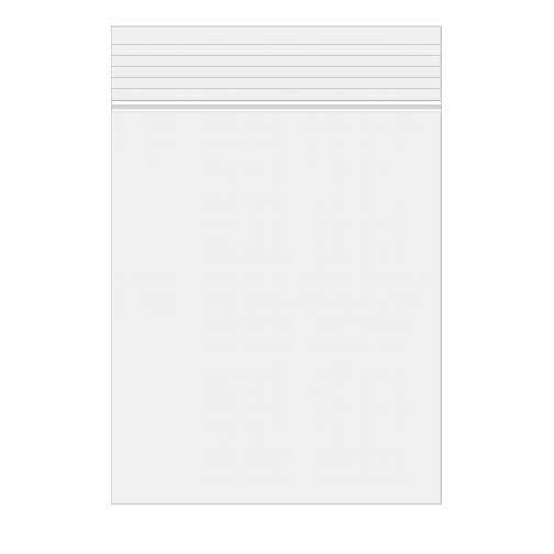 Sachet zip transparent en PE-BD 9x12,5cm 50 microns (100 pièces) [2PE3H5]