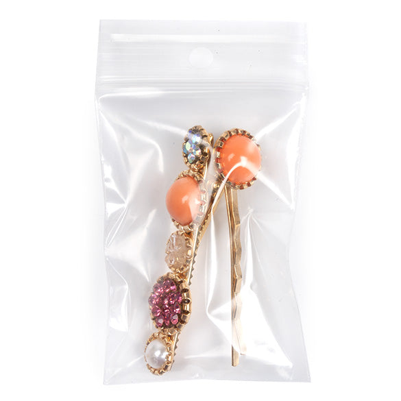 Sachet zip transparent PE-BD avec trou pour suspension 5,1x7,6cm (100 pièces) [2PR23]