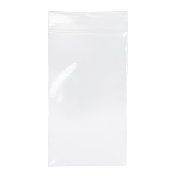 Sachet zip transparent en PE-BD 7,6x12,7cm (100 pièces) [4PE35]