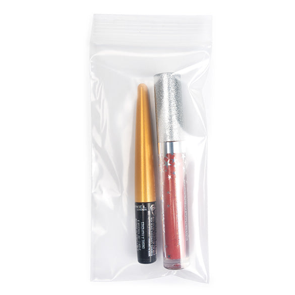 Sachet zip transparent en PE-BD 7,6x15,2cm (100 pièces) [4PE36]