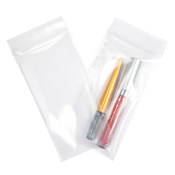 Sachet zip transparent en PE-BD 7,6x15,2cm (100 pièces) [4PE36]