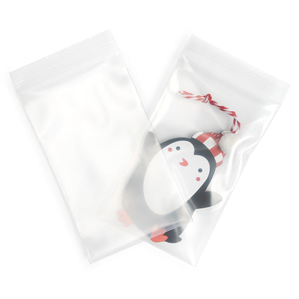 Sachet zip transparent en PE-BD 7,6x12,7cm (100 pièces) [6PE35]