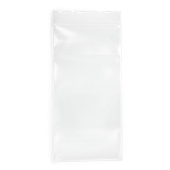 Sachet zip transparent en PE-BD 150 microns 7,6x15,2cm (100 pièces) [6PE36]