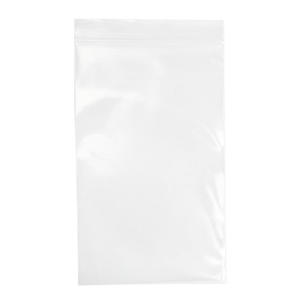 Sachet zip transparent en PE-BD 12,7x20,3cm (100 pièces) [6PE58]