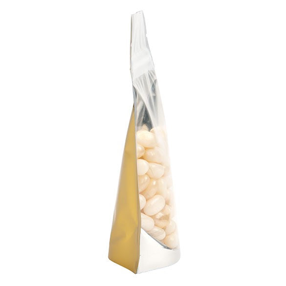 Doypack avec le dos doré 9.5x5.7x15.7cm | 57g (100 pièces) [ZBGG35]