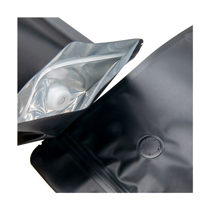 Stazakken Zwart 13x7,9x20,6cm Met Ventiel (100 Stuks) [ZBGM3MBV]